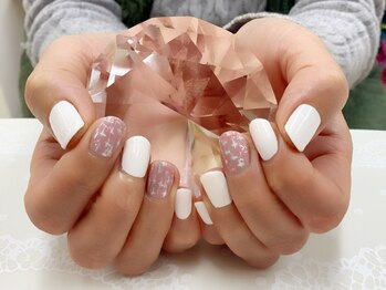 プルミエ ネイル(Premier Nail)/ツイード&オフホワイト