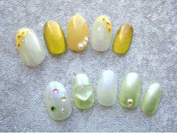 ネイル マテリア 池袋店(Nail Materia)の写真/《エリア屈指豊富なアートデザイン数が魅力》大人気看板メニュー◆定額デザインコース¥6300/初回オフケア込