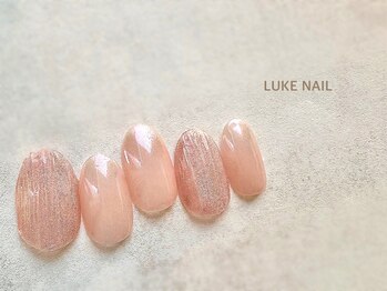 ルークネイル 恵比寿店(LUKE NAIL)/バカラネイル　オーロラ　春夏