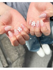 さくらんぼネイル