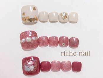 リッシュネイル 新百合ヶ丘店(riche nail)/Foot定額コース