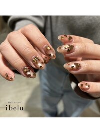 ハートホロネイル