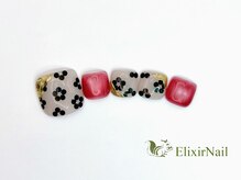 エリクサーネイル 池袋(Elixir Nail)/フット　やり放題/クーポン使用