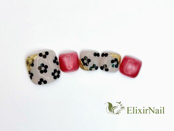 エリクサーネイル 池袋(Elixir Nail)/フット やり放題/クーポン使用