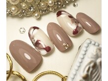 ネイルサロン リベルテ(Nailsalon LIBERTE)/ランダムピーコック￥12800