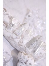 ラルネイル 大宮(Lull. nail)/グレージュ＊ストーン