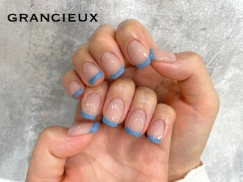 クアトログランシュ 青葉台(QUATRO×GranCieux)/すけすけフレンチネイル