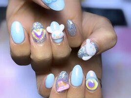 新宿キャラクター3Dネイル