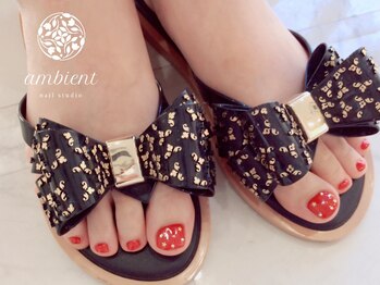ネイルスタジオ アンビエント 表町店(Nail Studio ambient)/フットネイル