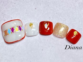 ディアナ ひたちなか高場店(DIANA)/定額ネイル　7700円　C‐003