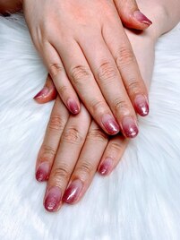 カラーグラデーションネイル♪