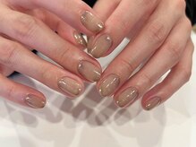 アイネイルズ 梅田店(I nails)/ナチュラルゴールドミラー￥9700