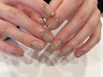 アイネイルズ 梅田店(I nails)/ナチュラルゴールドミラー¥9700