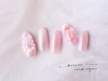 サンミーゴネイル 神戸店(Sunmego Nail)/ピンク×ラメネイル