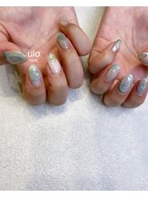 ウロネイルズ(ulo nails)/涼しげソーダネイルデザイン