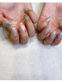 涼しげソーダネイルデザイン