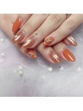 パープルラビット(purplerabbit)/◆オレンジネイル