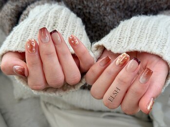 ニュアンス/フレンチ/ミラー