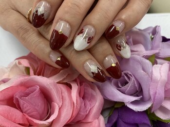 【田坂】アーガイルnail