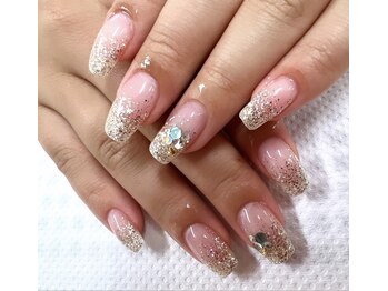 ディーネイル 天王寺(D-nail)/【藤本】ラメグラデーション