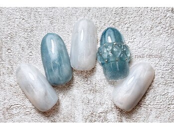 ネイルクローネ(nail crone)/キルティング風ネイル