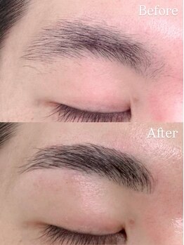 ザファーストインパクト(THE FIRST IMPACT)の写真/【垢抜けたい男性必見!】メンズアイブロウ専門店!自眉を生かした黄金比似合わせ眉で自信のつく褒められ眉◎