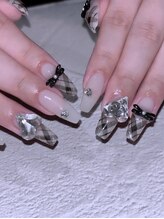 ルーミー アンド コー(Roomy&co.)/チェック柄ネイル