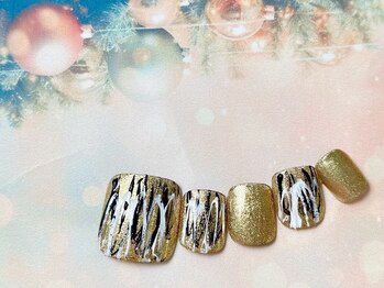 ゴールド×手書き