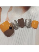 ネイルサロン リリオ(Nail Salon Ririo)/バイカラー☆フットネイル