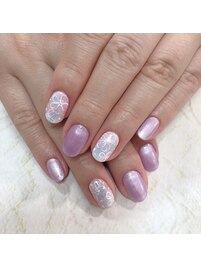 シンプルジェルネイル&本格ケア