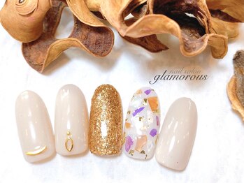 ネイルグラマラス 西新井店/《パラジェル》シェルネイル