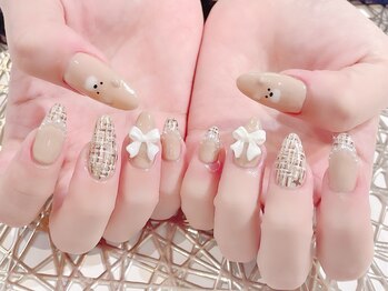 ラルネイル 大宮(Lull. nail)/#ツイードネイル