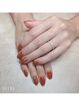 サボテン/ワンカラーネイル