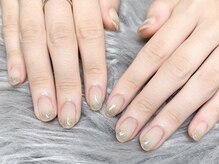 ソラナ アンド ネイル(solana.&nail)の雰囲気（オフィスネイルに最適♪ラメグラデーション）