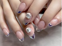 ネイルマジック 仙台一番町店(NAIL MAJIC)/ガラスフレンチ☆オーダー