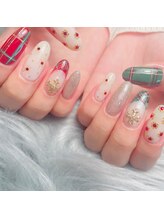 エヌ(nail studio N)/クリスマスネイル☆