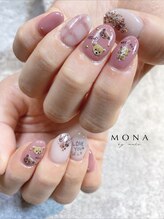 イー(iii)/くまちゃんネイル