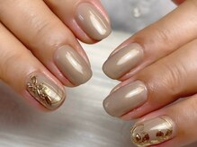 ラヴィネイル(La Vie Nail)/手描きアート/フラワーネイル