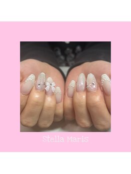 ステラマリス(Stella Maris)/◇ホワイトガーリーネイル◇