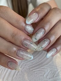 ホワイトマグ×スキニーフレンチ