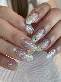 ホワイトマグ×スキニーフレンチ