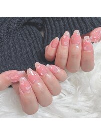 長さ出し＋デザインジェル♪