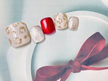 ヒョウ柄ネイル