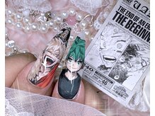 ネイル アリーズ セカンド(nail Allies 2nd)/痛ネイル　手描き　ロング