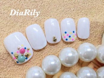 ディアリリー(Dia Rily)/フットネイル☆アート込み¥9720