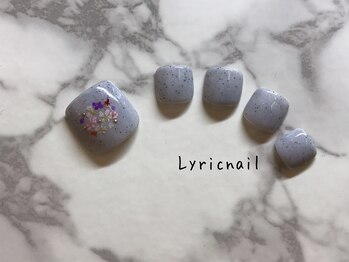 リリックネイル 本八幡店(LyricNail)/砂ジェル＆押し花☆フット