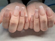 アンダールネイル(andar nail)/シンプル＋ラメで華やか◎kanae