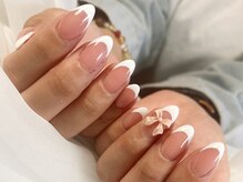プティメゾン(Petit maison)/シンプルフレンチネイル