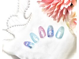 キラキラてるてる坊主ネイル☆