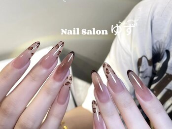 ゆず/ヒョウ柄ネイル